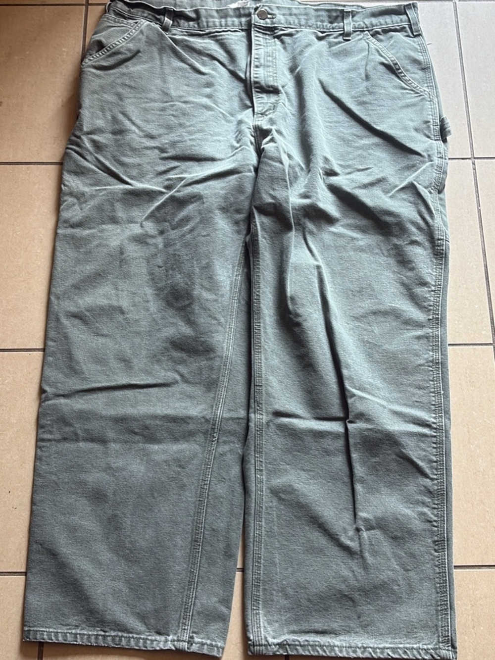 Carhartt Dungaree Fit  Straight-Leg Pants Gray 42x30
